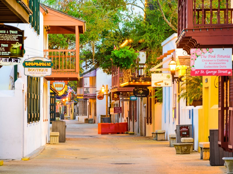 St. George Street in St. Augustine