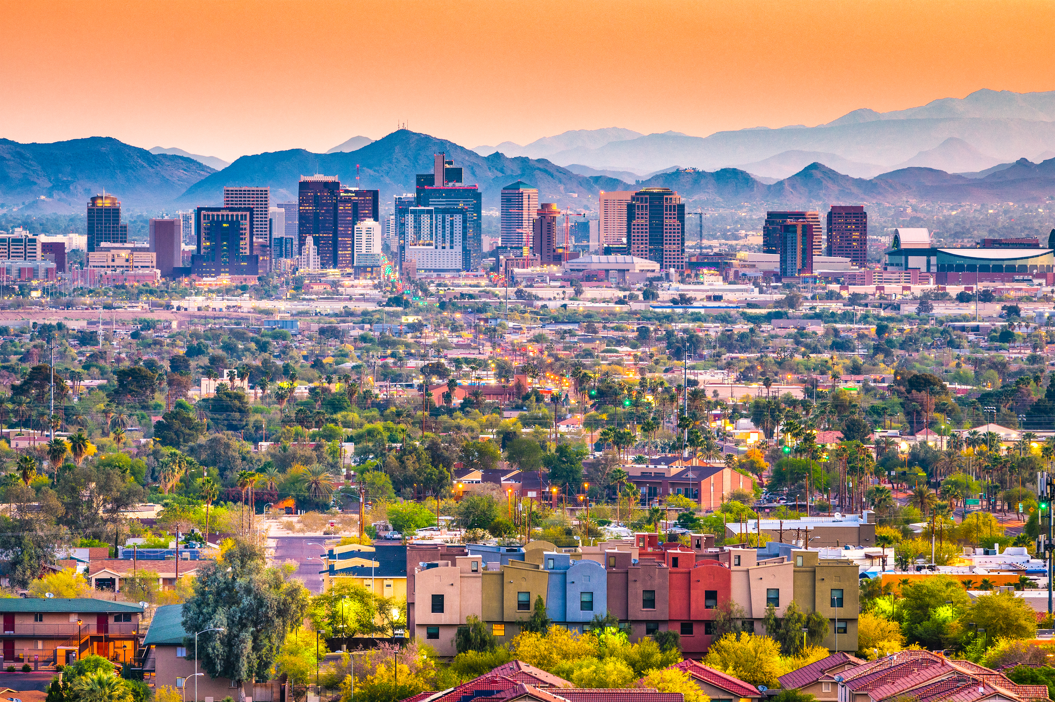 Skyline of Phoenix, Arizona