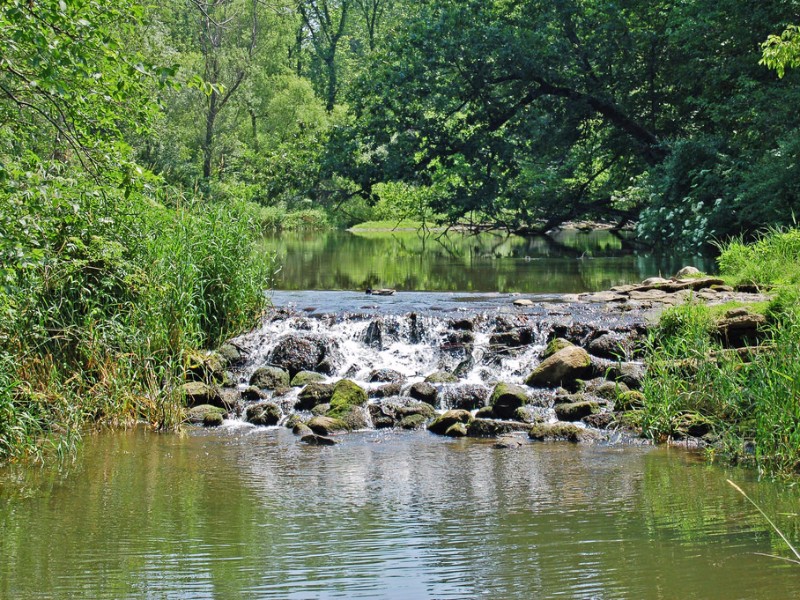 Bonneyville Mill Park in Bristol, Indiana