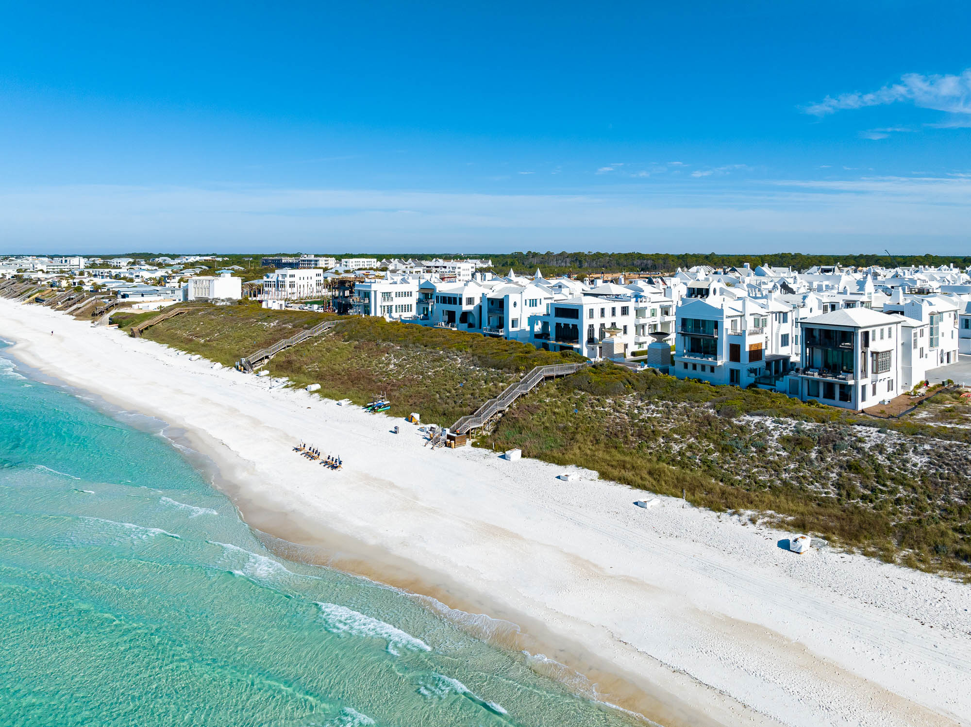 Coastline of Alys Beach, Florida 