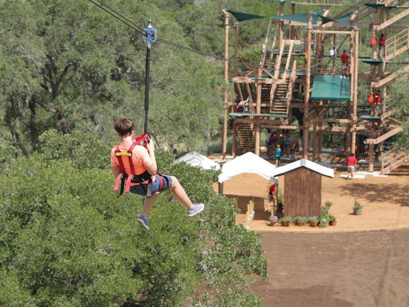 Natural Bridge Caverns Zipline