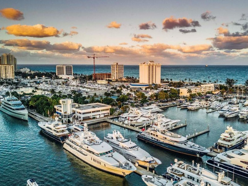 Intracoastal waterways in Fort Lauderdale