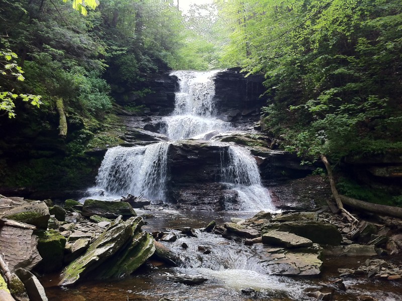 Waterfall at Ricketts Glen State Park