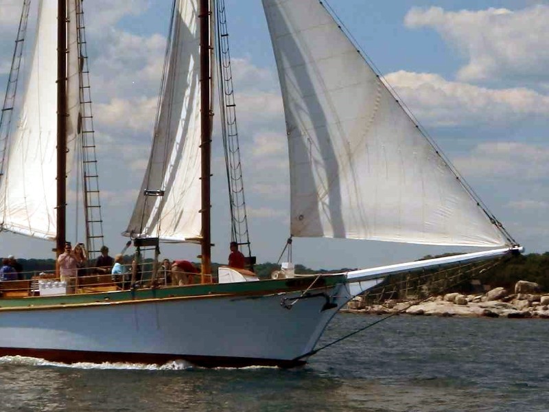 Sailing on the Schooner Argia from Mystic, CT