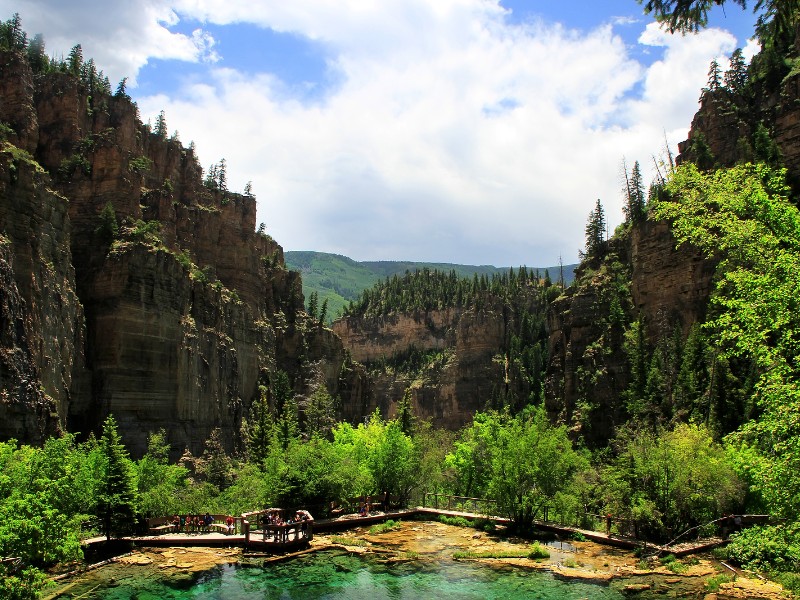 View from Hanging Lake in Glenwood Canyon