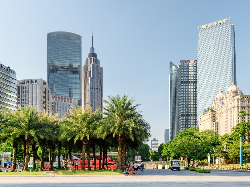 Scenic park in Guangzhou