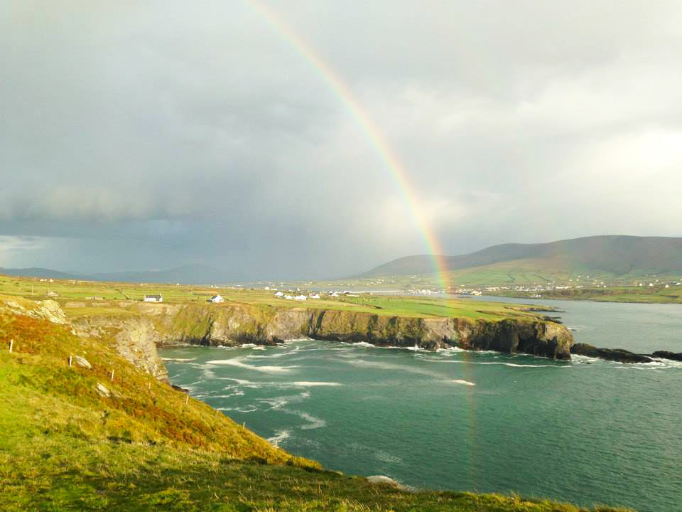 rainbow over Portmagee, Ireland