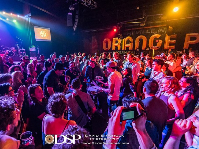 The Orange Peel was named one of Rolling Stone's Top 5 Rock Clubs in the country.