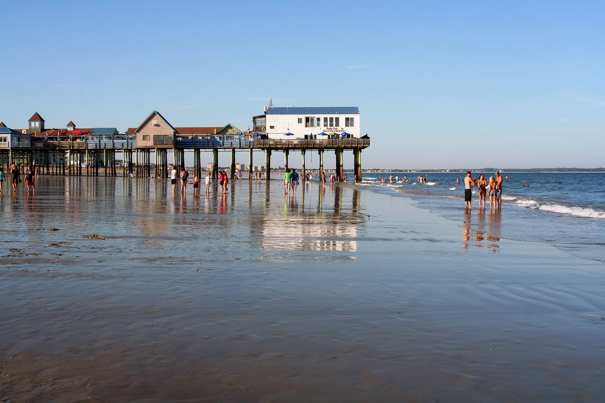 Old Orchard Beach in Maine