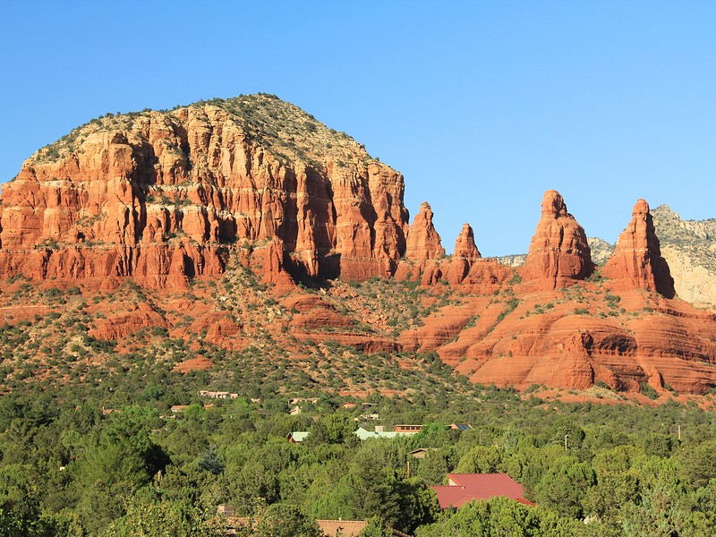 Red rock formation in Red Rock State Park along Oak Creek Canyon within Yavapai County, Sedona