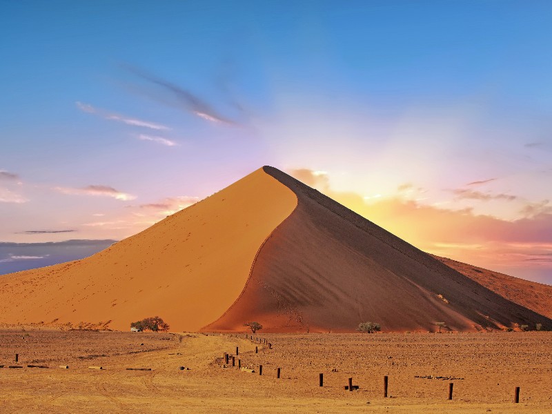 Sunrise at Dune 45, Namibia