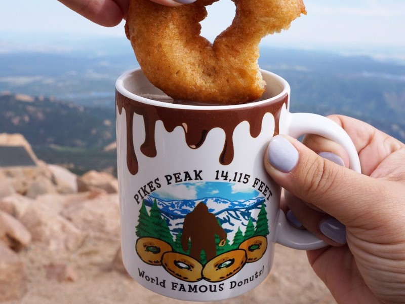 A donut with a view.