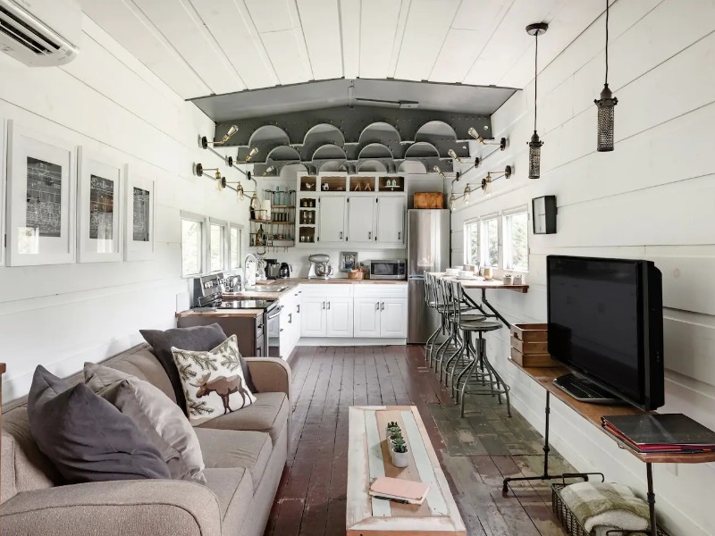 Converted WWII Train Car with Patio