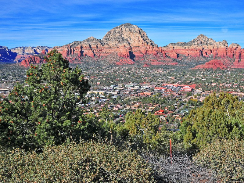 The brilliant Red rock landscape of Sedona, Arizona
