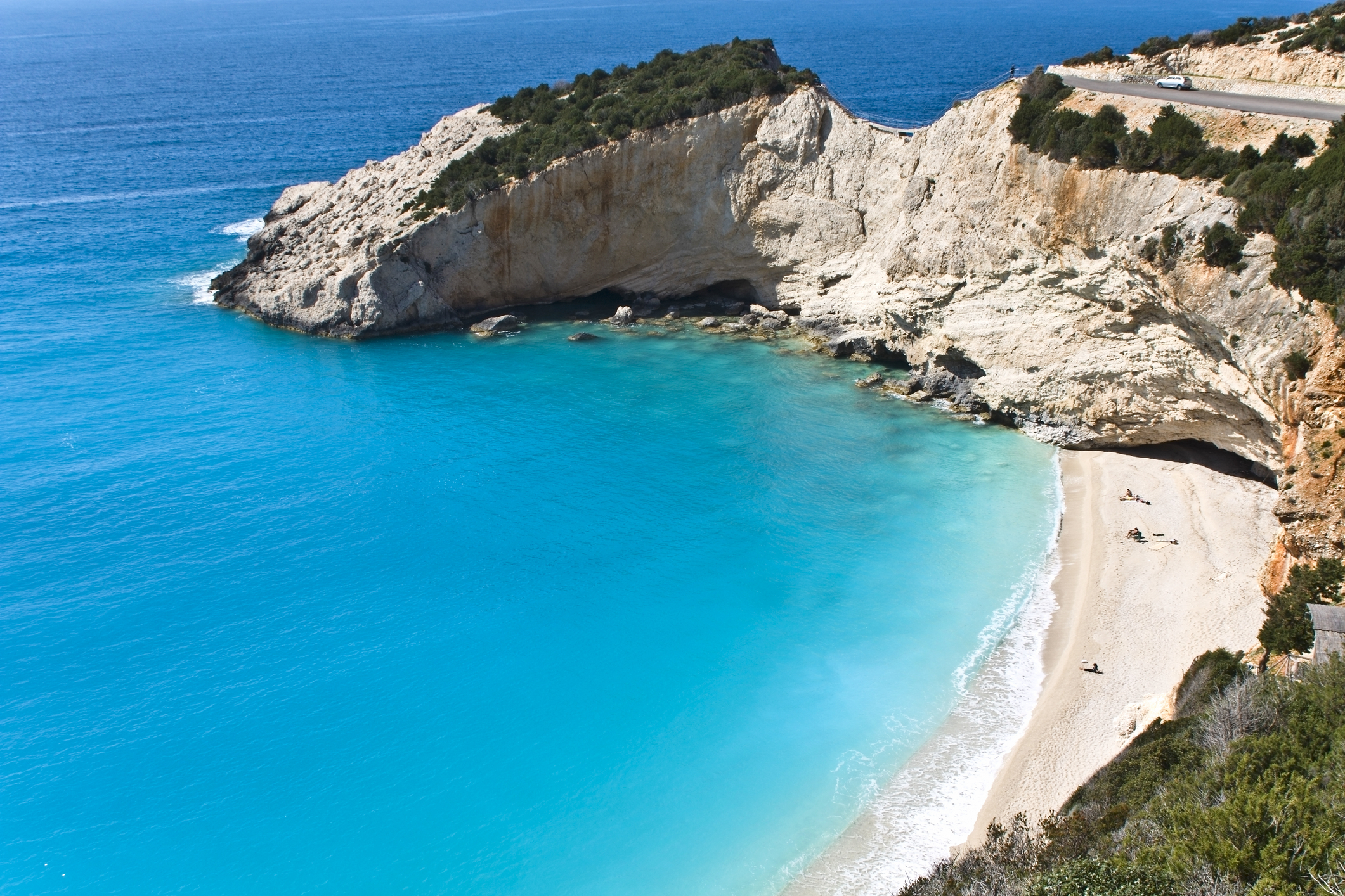 Lefkada island in Greece