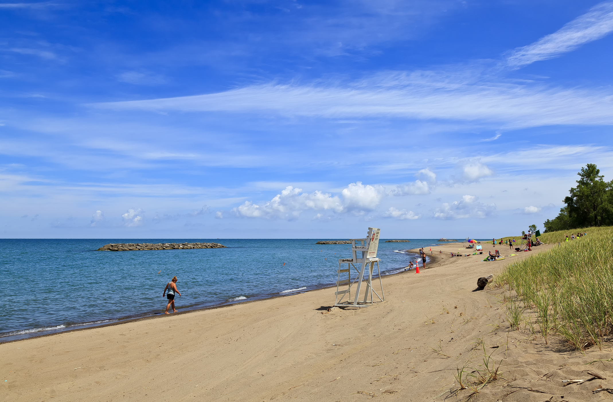 Presque Isle State Park on Lake Erie