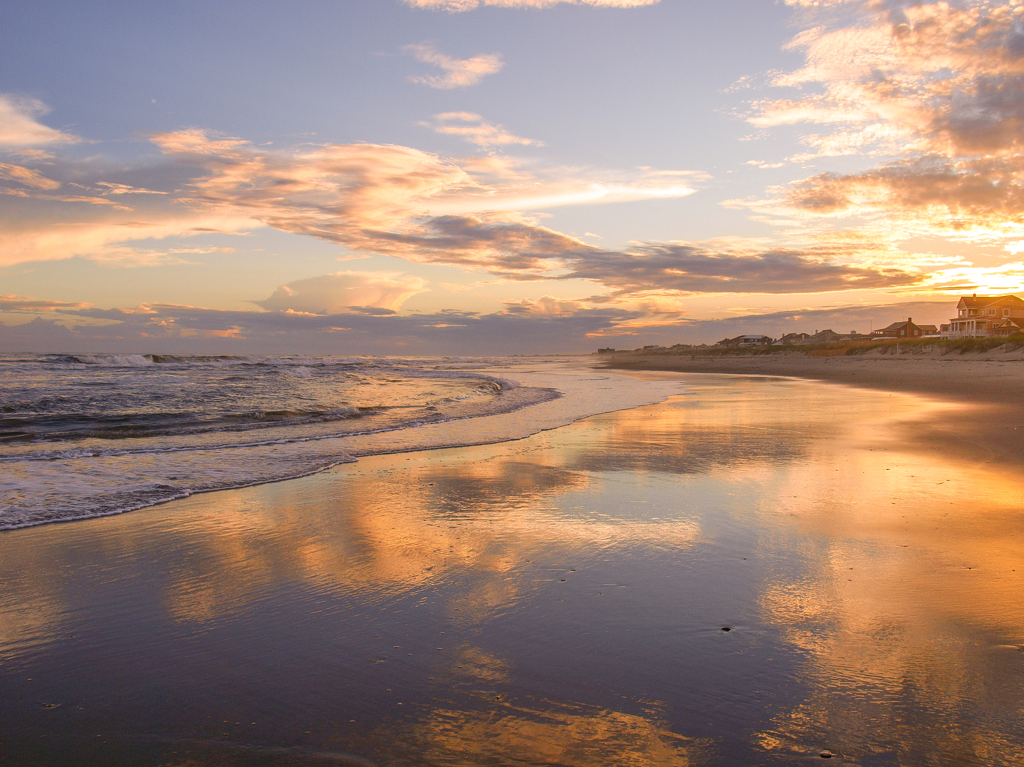 Evening Glow at Atlantic Beach, North Carolina