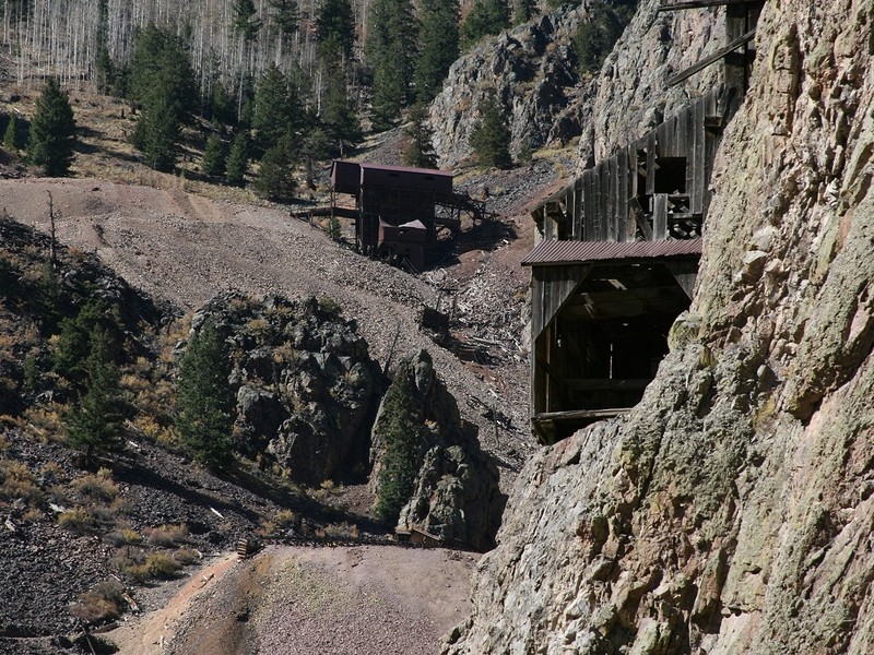 Mining in the rugged and remote San Juan mountains of Colorado
