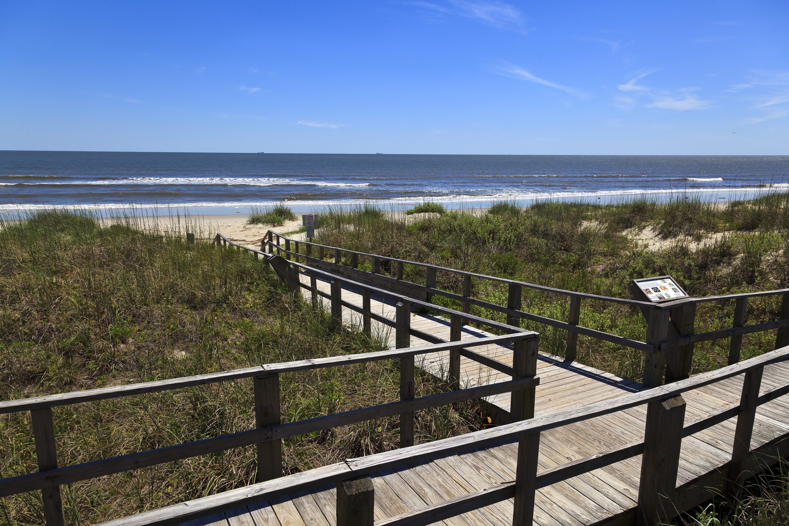 Caswell Beach in North Carolina during the Summer