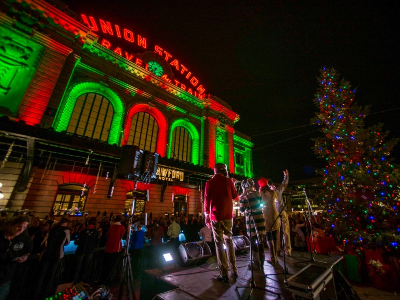 Grand Illumination at Denver's Union Station