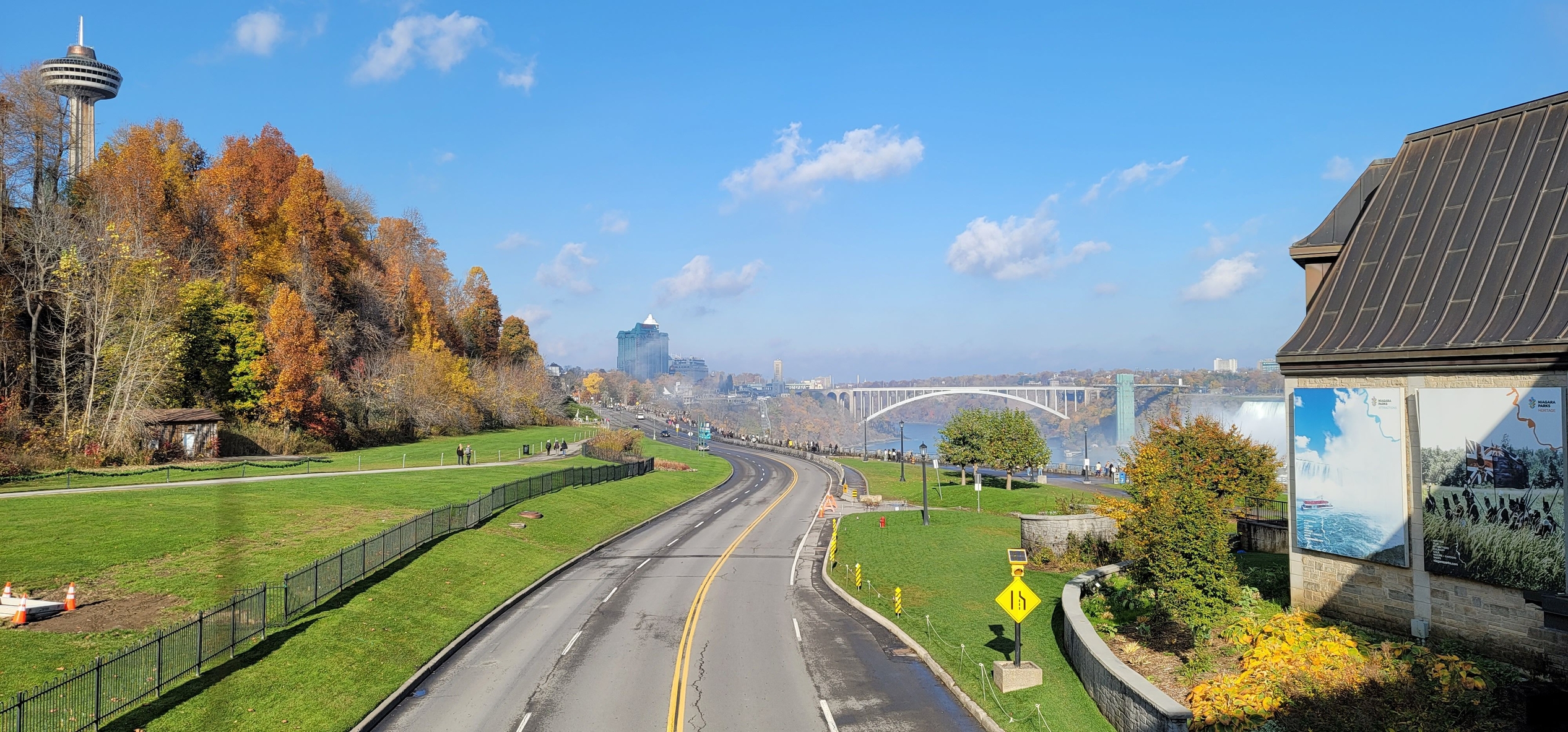 Niagara Parkway and International Rainbow Bridge