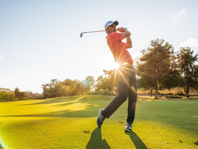 Golfer at Omni La Costa Resort & Spa