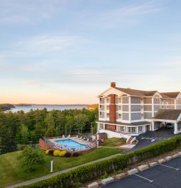 aerial view of Bluenose Inn