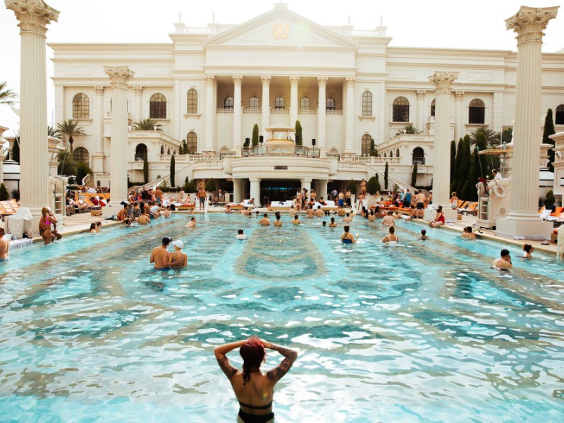 Pool at Caesars Palace