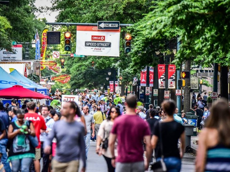 Speed Street is a 3-day festival leading up to the Coca-Cola 600 Race in Charlotte.