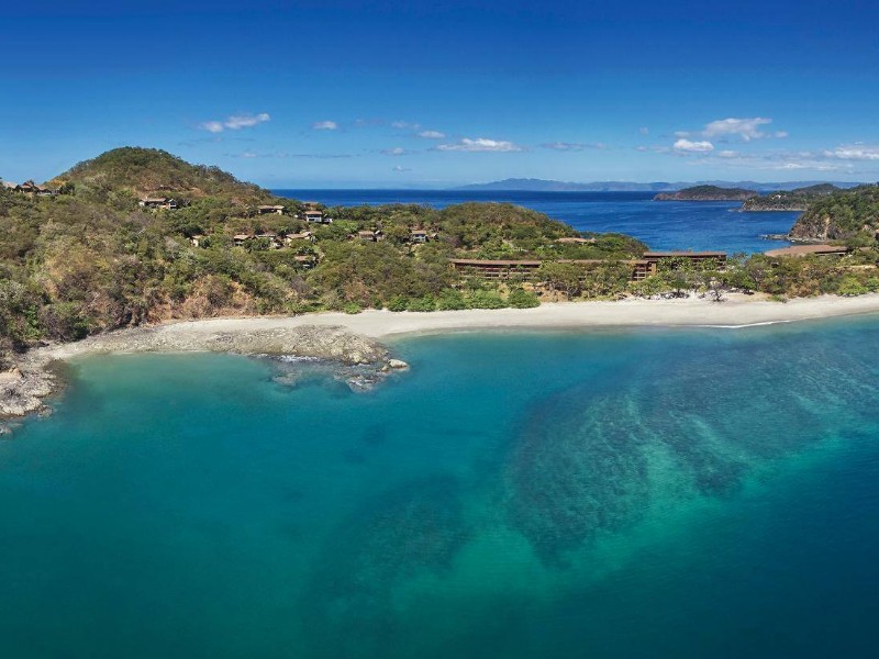 Aerial view Four Seasons Resort Costa Rica at Peninsula Papagayo, Costa Rica