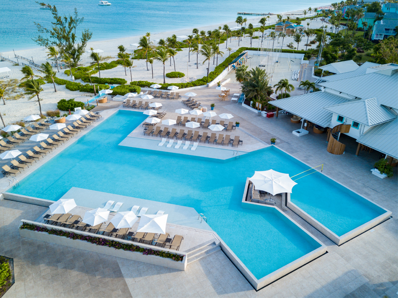 Pool view at Club Med Turkoise