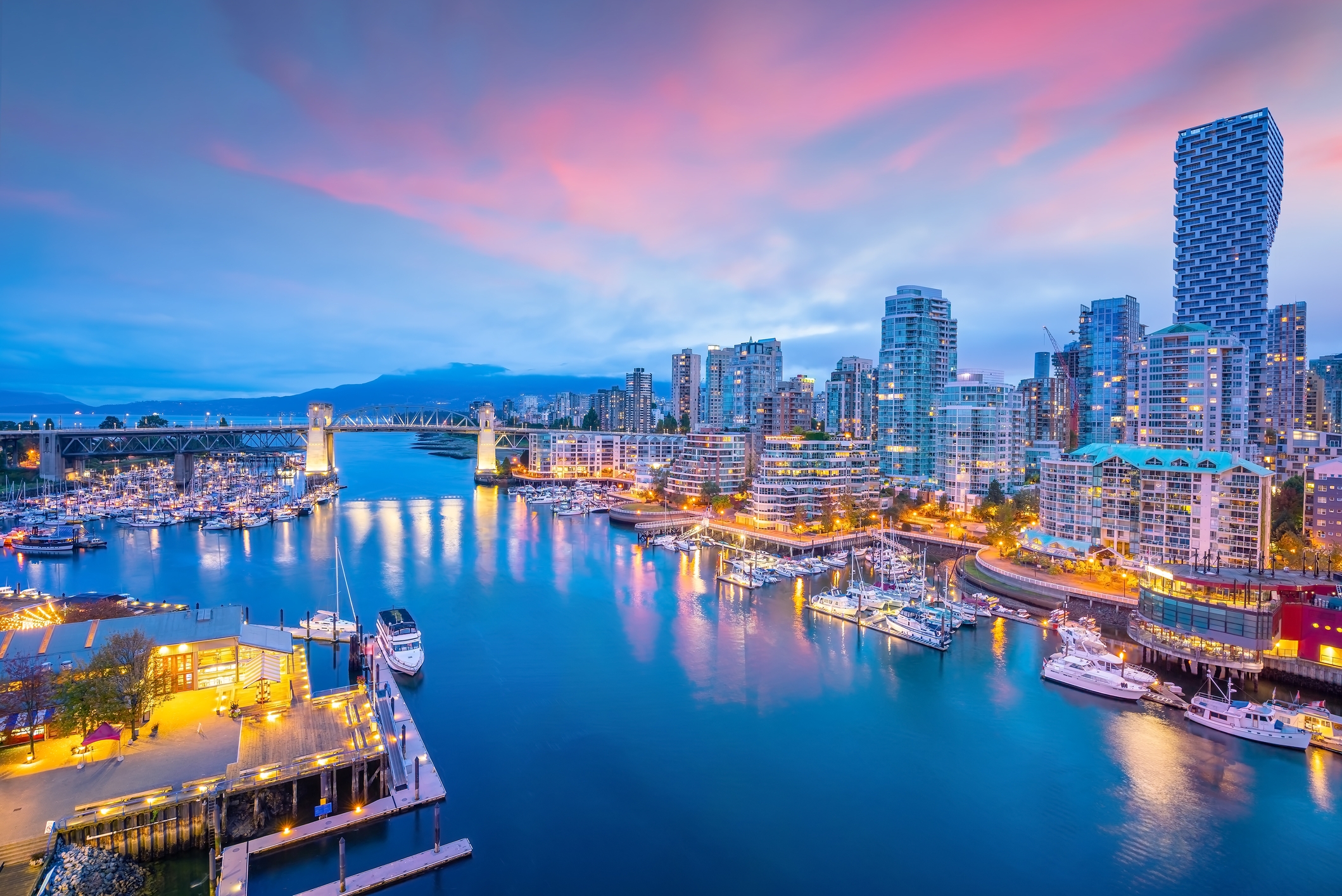 Vancouver skyline, British Columbia