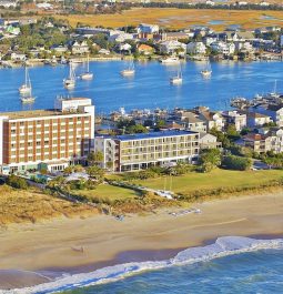 aerial of Blockade Runner Beach Club