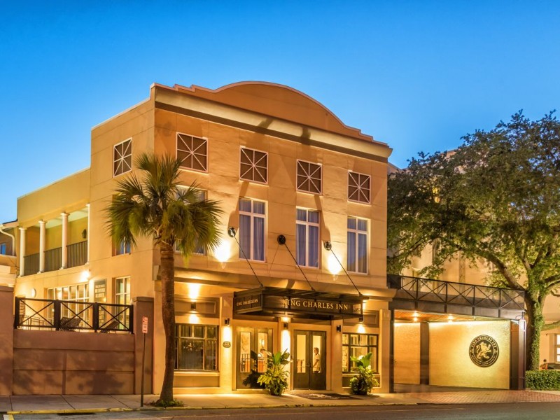 The King Charles Inn was voted a Top Charleston Hotel by Conde Nast Traveler.