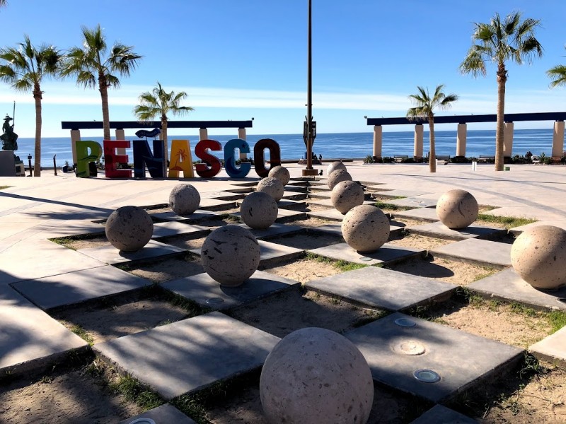 Sign by the beach at Puerto Peñasco, Sonora, Mexico