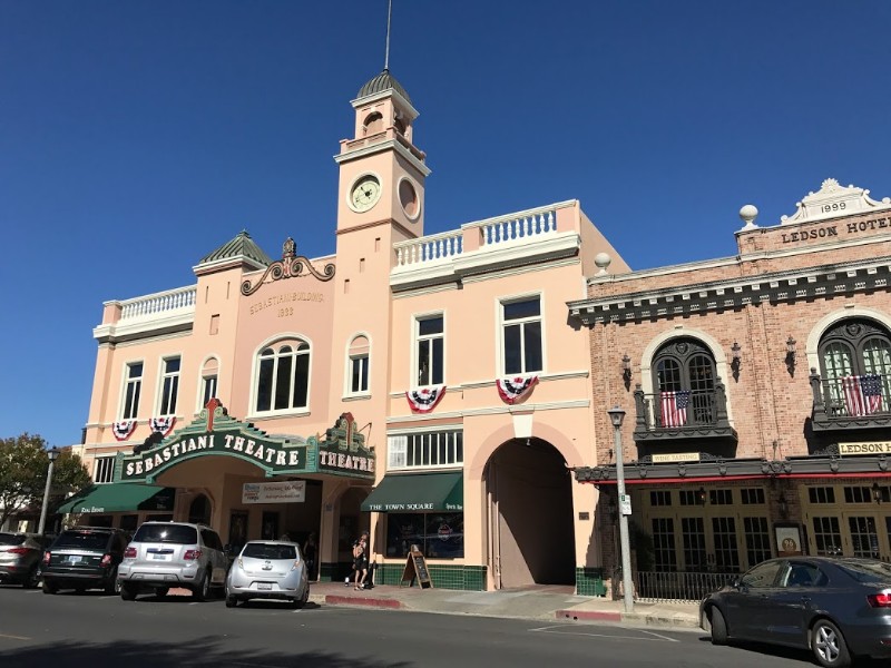 Theater in downtown Sonoma