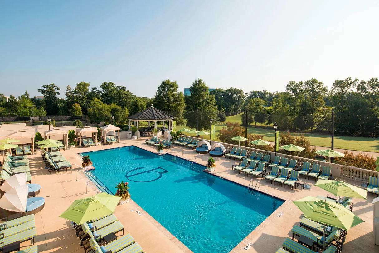 Grotto pool at The Ballantyne.