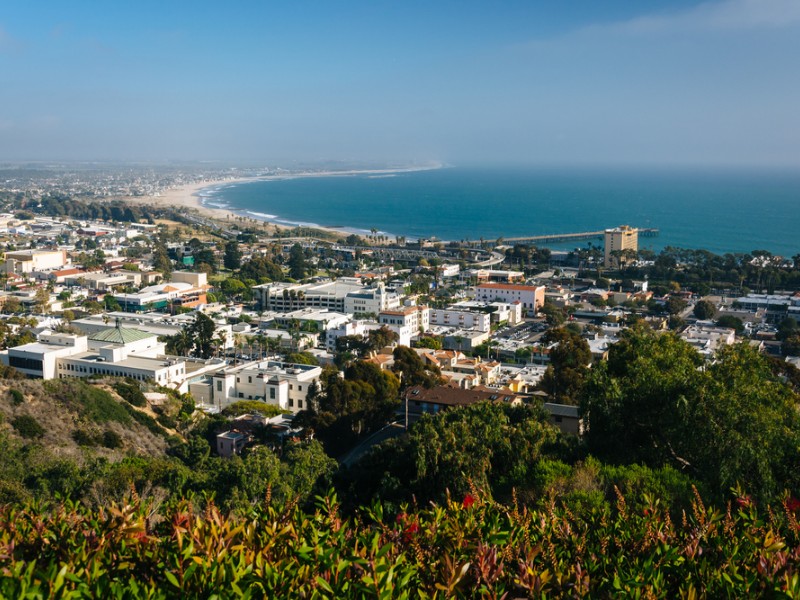 Aerial view of Ventura, California