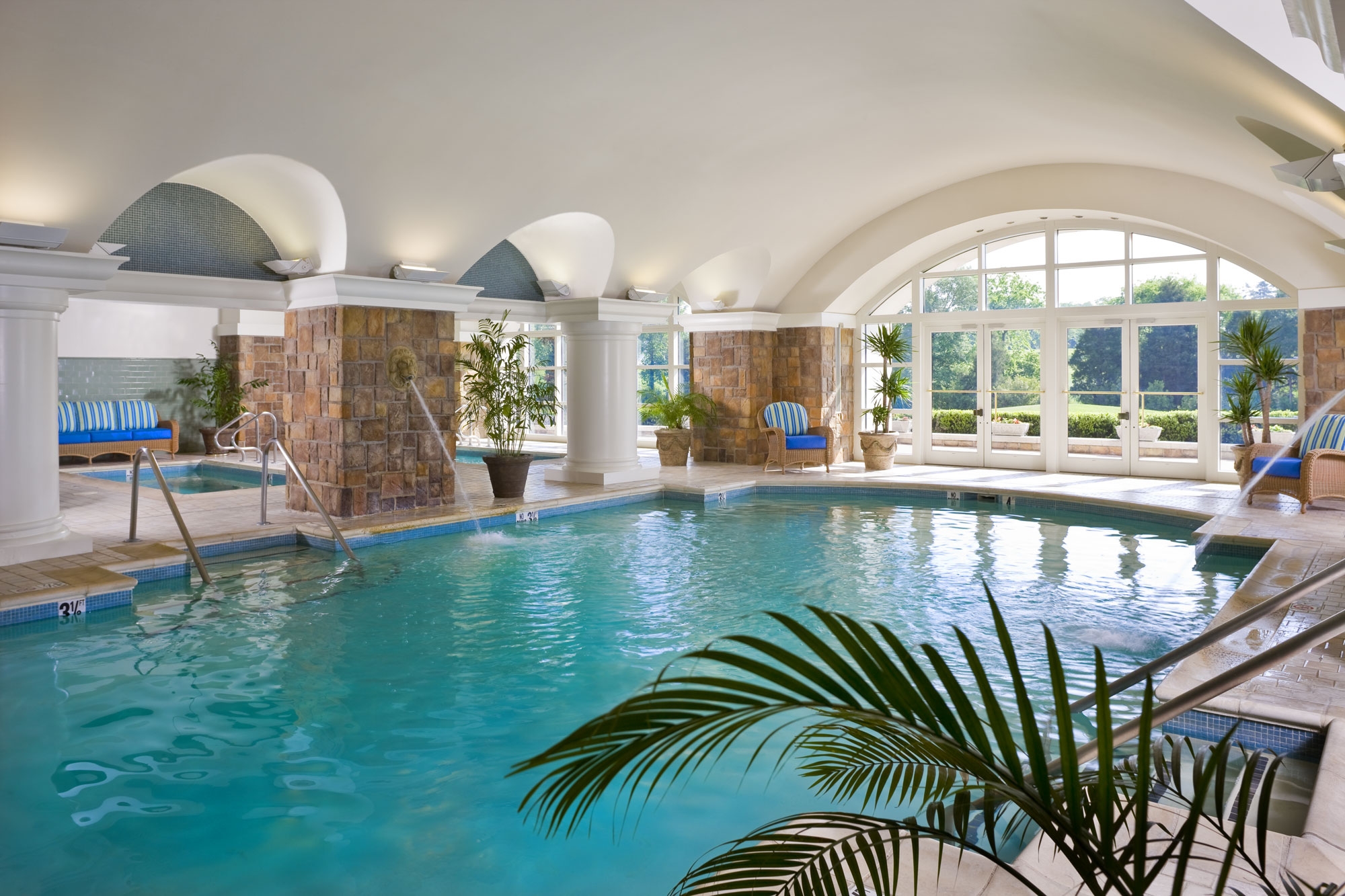 Grotto pool at The Ballantyne.