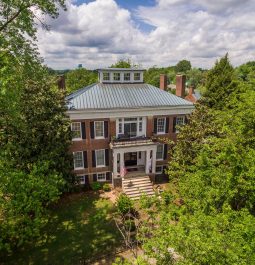 aerial view of Bourbon Manor