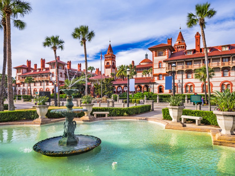 St. Augustine, the nation's oldest city, is full of beautiful Spanish-style architecture.