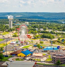 aerial view of Branson, Missouri