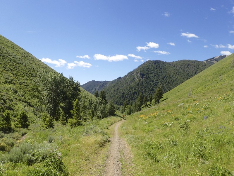 mountain biking trail Sun Valley, Idaho