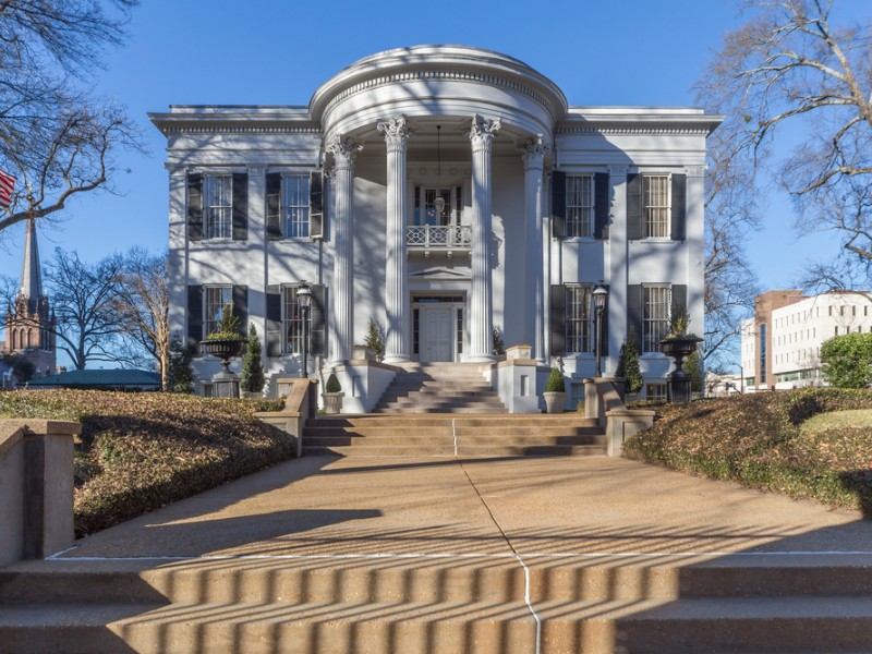 Mississippi Governor's Mansion in Jackson, Mississippi 