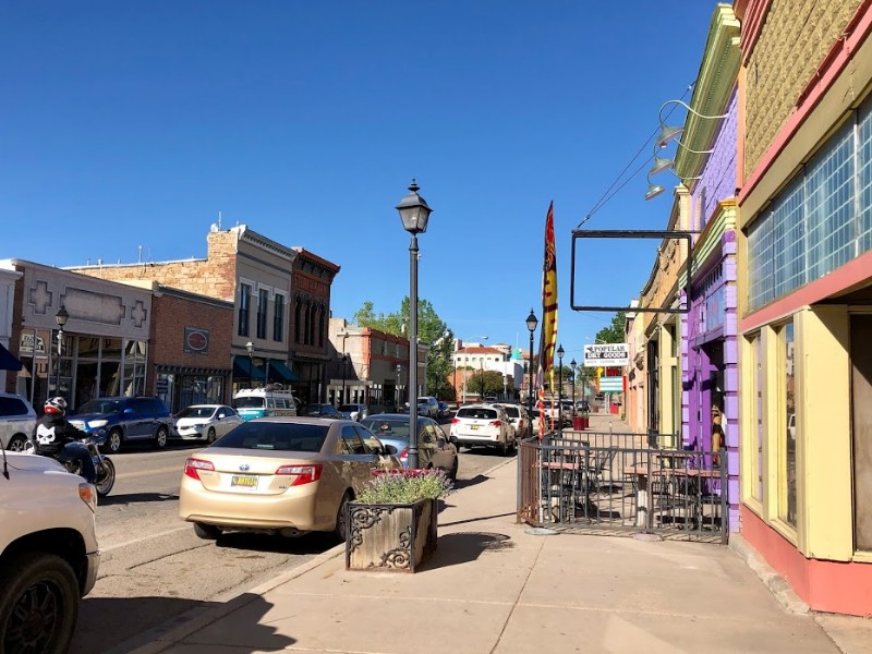 Shops of downtown Las Vegas, NM