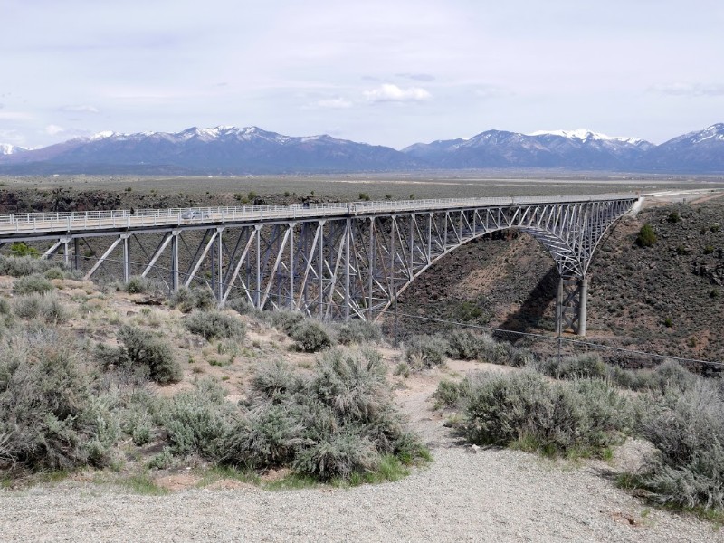 View of the Rio Grande Bridge