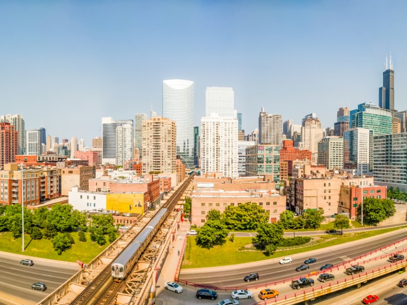 View of West Loop, Chicago