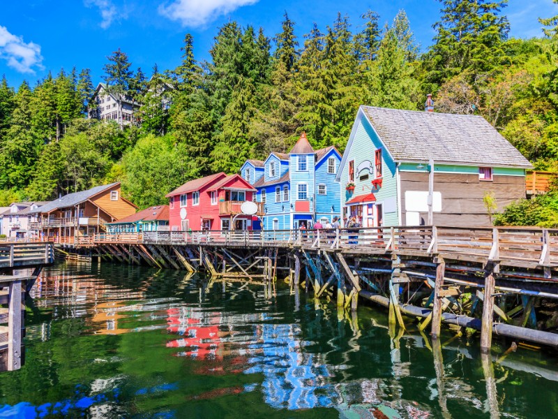 Creek Street, the historic boardwalk