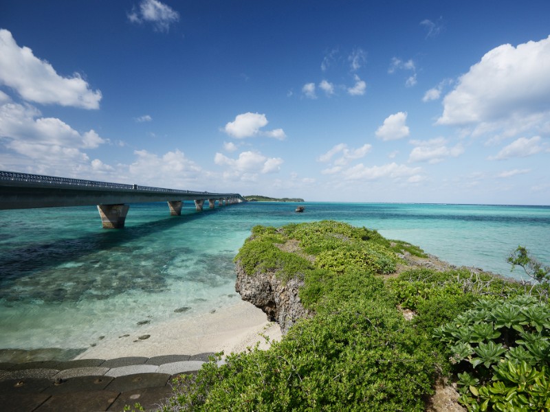 Bridge to Ikema island in Miyakojima, Okinawa.