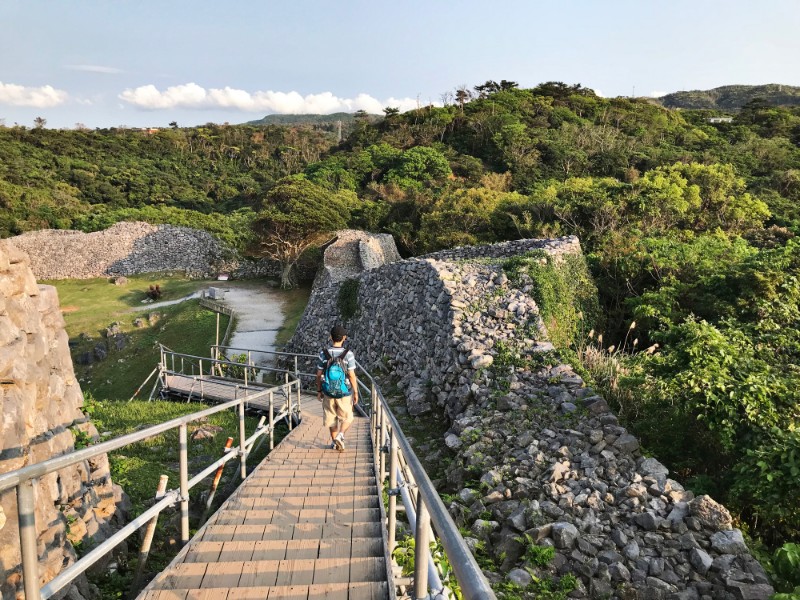 Nakijin-jo Site in Okinawa, Japan.